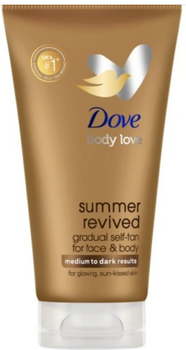Dove Body Love Samoopalający Balsam twarzy i ciała Summer Revived Ciemny 75 ml