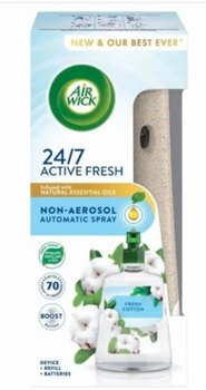 Air Wick Elektryczny Dyfuzor Kwiat Bawełny 228 ml