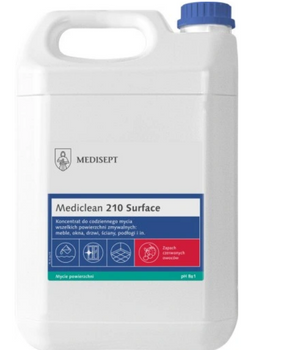 Mediclean 210 Surface 5 L Czerwone Owoce - Koncentrat do mycia różnych powierzchni Medisept