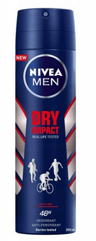 Nivea Men Dry Impact Antyperspirant w sprayu 200 ml