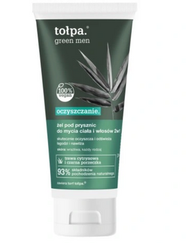 Tołpa Green Men Żel pod prysznic do ciała i włosów 2w1 200 ml