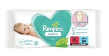 Pampers Chusteczki Sensitive 52 szt