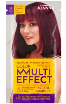 Joanna Multi Effect Color Keratin Complex Szamponetka -04 Malinowa Czerwień 35 g