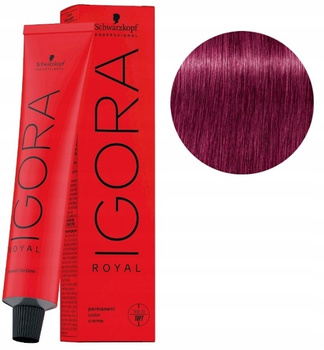 Schwarzkopf Farba Igora Royal 60ml 9-98 Ekstra Jasny Blond Fioletowo Czerwony