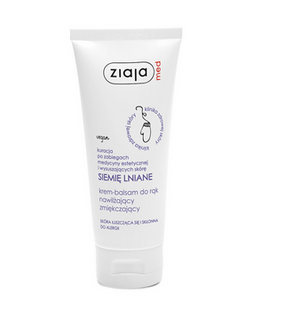 Ziaja Med Kuracja Siemieniem Lnianym Krem-Balsam do rąk nawilżający zmiękczający  100 ml