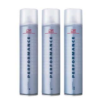 Wella  Performance-Lakier Bardzo Mocny Spray 500 ml  /3 sztuki