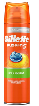 Gillette Fusion 5 Sensitive Żel do golenia 200 ml