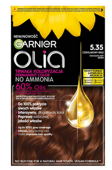 Garnier Olia Farba do włosów 5.35 Czekoladowy Brąz