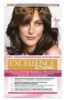 L'Oreal Paris Excellence Creme Farba do włosów  4 Brąz