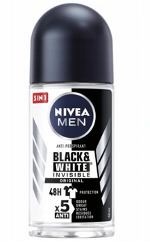 Nivea Men Black&White Invisible Original 72h Antyperspirant 50 ml