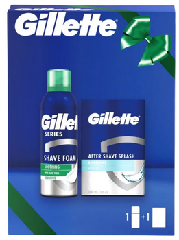 Gillette Series Zestaw Prezentowy dla Mężczyzn Pianka + Woda po goleniu