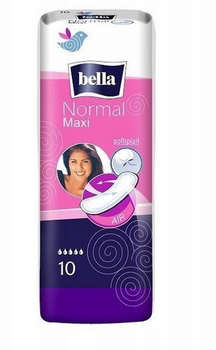 Bella Normal Maxi Podpaski higieniczne bez skrzydełek 10 szt