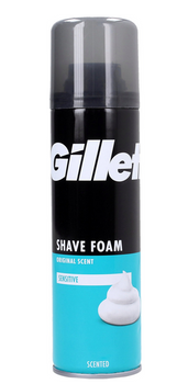 Gillette Classic Pianka do golenia Zielona  200 ml