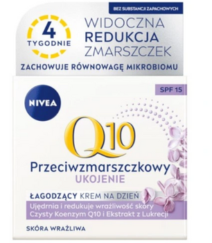 Nivea Q10 SPF15 Krem do twarzy 50 ml Przeciwzmarszczkowy