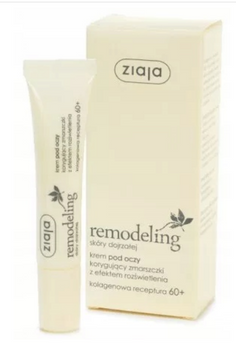 Ziaja Remodeling  Krem pod oczy  korygujący zmarszczki 60+  15 ml