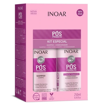 Inoar DUO Pos Progress Szampon 250 ml + Odżywka 250 ml