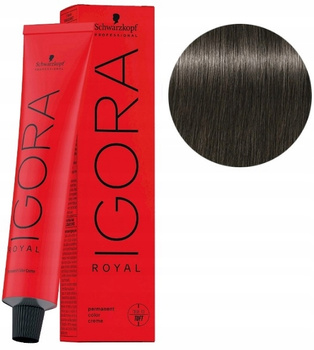 Schwarzkopf Farba Igora Royal 60ml  5-13 JASNY BRĄZ CENDRE MAT