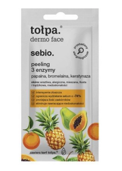 TOŁPA Dermo Face Enzymy Peeling zluszczajacy do twarzy Saszetka 8 ml