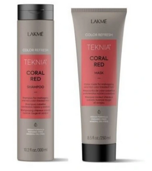 Lakme Teknia Refresh Coral Red Kit 300 ml+250 ml