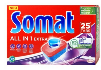 Somat  All-in-1 Extra Tabletki do zmywarki 25 szt