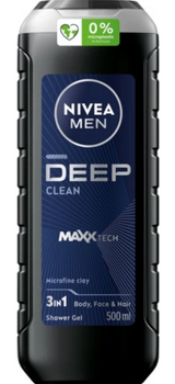 Nivea Men  Deep Clean Żel pod prysznic 500 ml