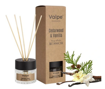 Bispol Dyfuzor Patyczki zapachowe Drzewo Cedrowe & Wanilia 50 ml