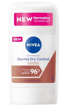 Nivea Woman Derma Dry Control  Antyperspirant dla kobiet w sztyfcie 50 ml