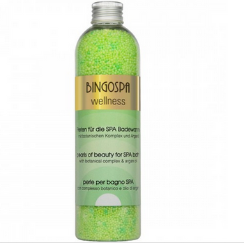 BingoSpa Pearls of beauty for SPA bath botanical complex and argan oil Perełki do kąpieli SPA 230g