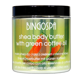 BingoSpa Masło Shea do ciała z olejkiem z zielonej kawy 250 ml