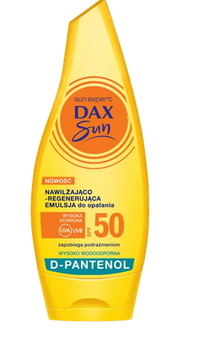 Dax Sun Nawilżająco-Regenerująca Emulsja do opalania SPF 50 z D-Panetnolem 175 ml