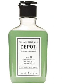 Depot NO. 406 Transparent Shaving Gel 100 ml