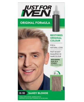 Just For Men Sandy Blond H10 Szampon koloryzujący do włosów Blond 60g